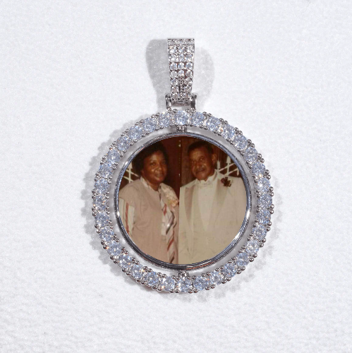 3D Spinning 2-Faced Custom Picture Pendant