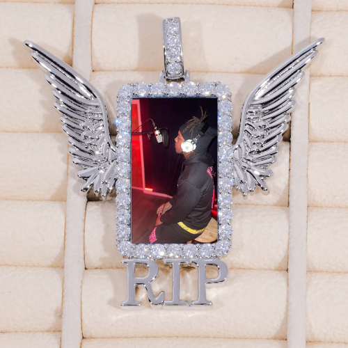 RIP WING 3D CUSTOM PICTURE PENDANT
