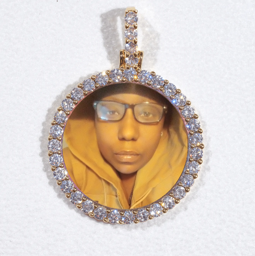 3D CIRCLE CUSTOM PICTURE PENDANT SMALL SIZE