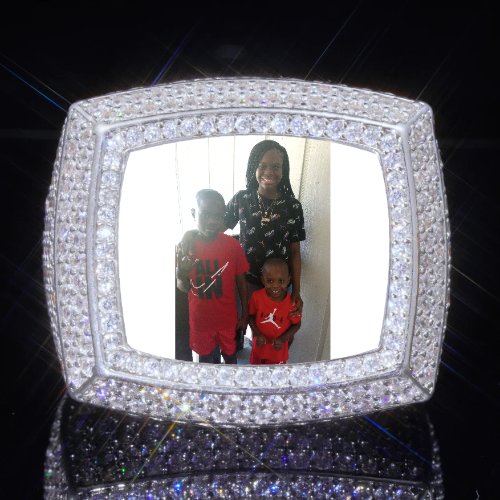3D CUSTOM PICTURE ICED RING