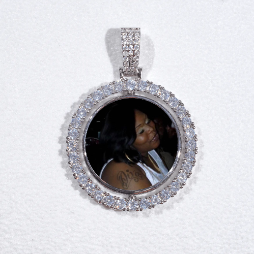 3D Spinning 2-Faced Custom Picture Pendant