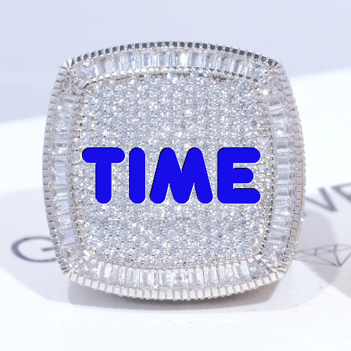 CUSTOM LETTER 3D ICED RING