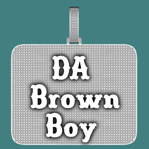 CUSTOM LETTER NECKLACE 3D BIG SQUARE