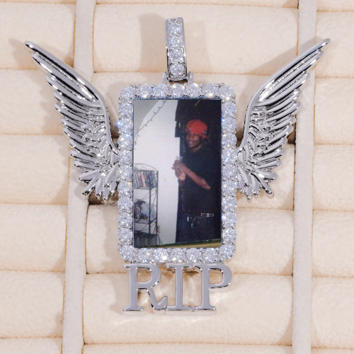 RIP WING 3D CUSTOM PICTURE PENDANT