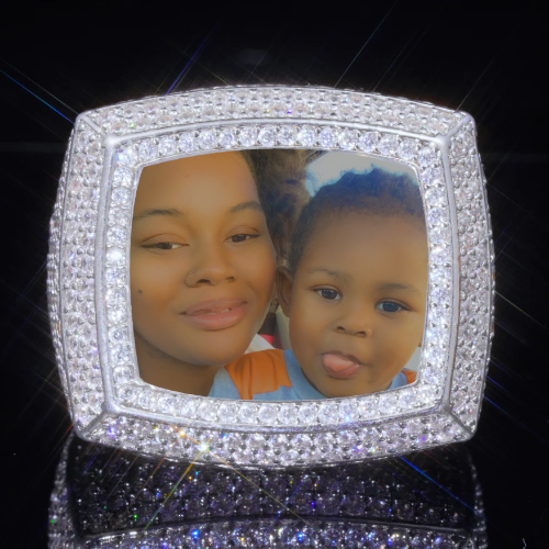 3D CUSTOM PICTURE ICED RING
