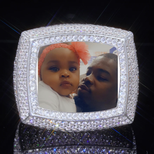 3D CUSTOM PICTURE ICED RING