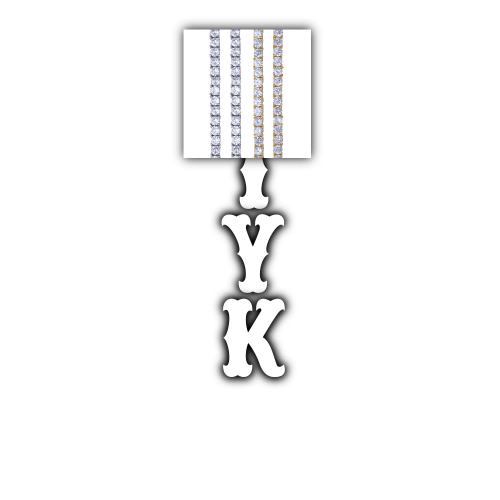 Custom Letters Freibeuter Font Necklace