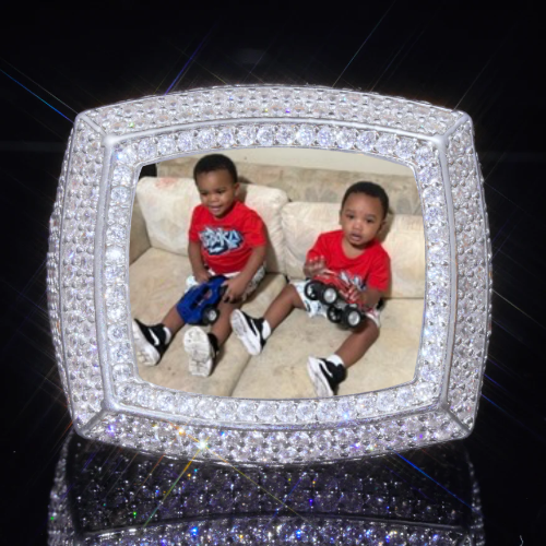 3D CUSTOM PICTURE ICED RING