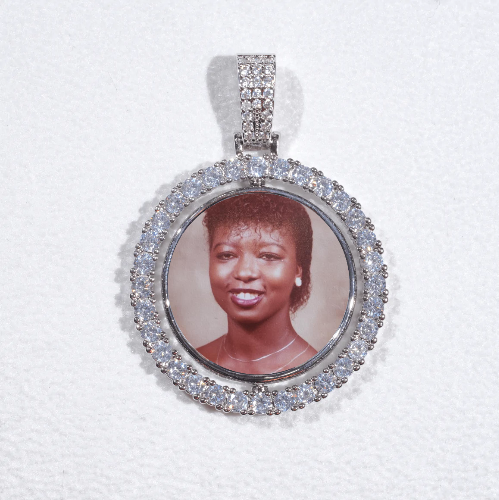 3D Spinning 2-Faced Custom Picture Pendant