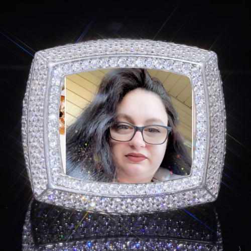3D CUSTOM PICTURE ICED RING