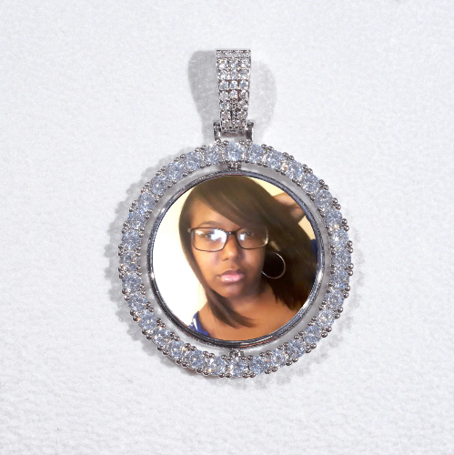 3D Spinning 2-Faced Custom Picture Pendant
