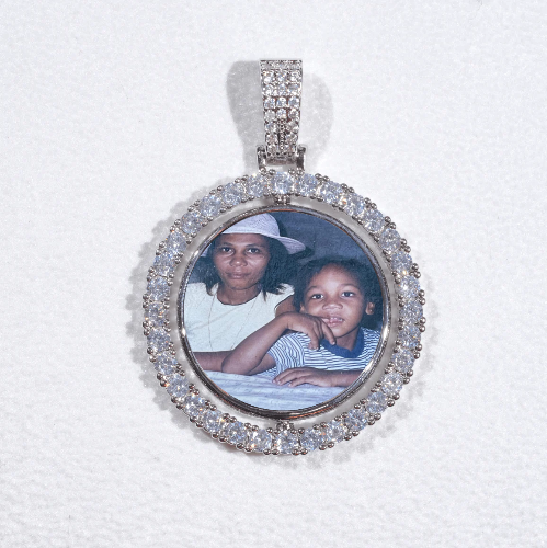 3D Spinning 2-Faced Custom Picture Pendant