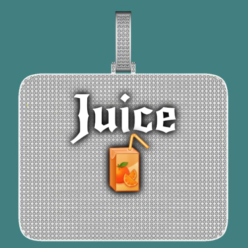 CUSTOM LETTER NECKLACE 3D BIG SQUARE