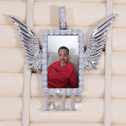RIP WING 3D CUSTOM PICTURE PENDANT