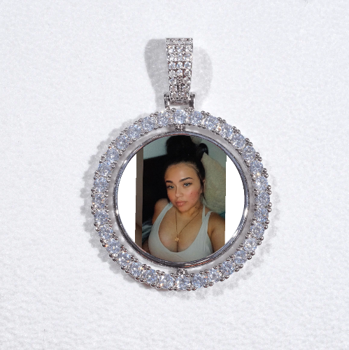 3D Spinning 2-Faced Custom Picture Pendant