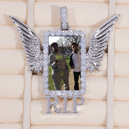 RIP WING 3D CUSTOM PICTURE PENDANT