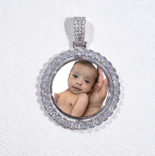 3D Spinning 2-Faced Custom Picture Pendant