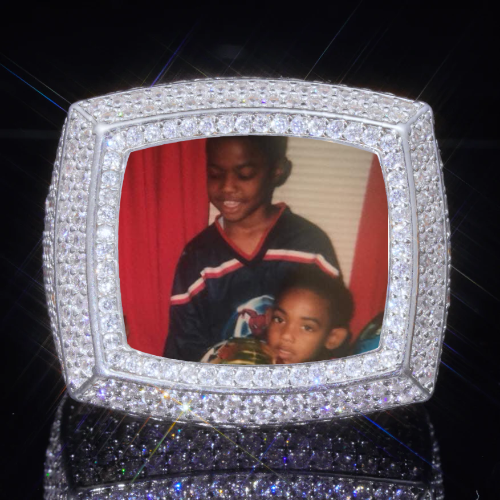3D CUSTOM PICTURE ICED RING