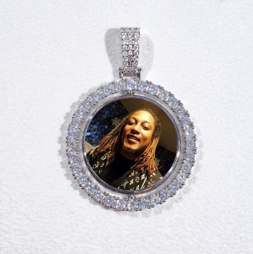 3D Spinning 2-Faced Custom Picture Pendant