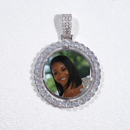 3D Spinning 2-Faced Custom Picture Pendant