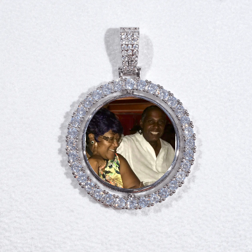 3D Spinning 2-Faced Custom Picture Pendant