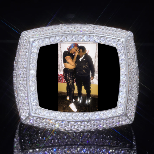 3D CUSTOM PICTURE ICED RING