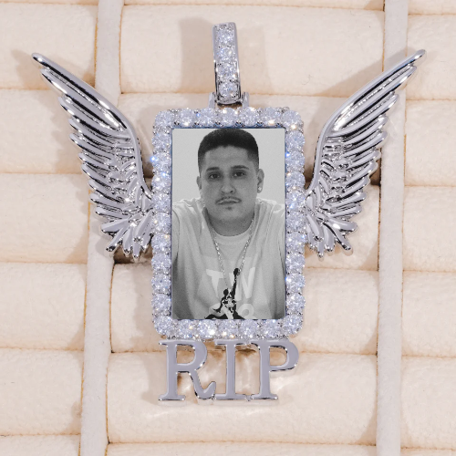 RIP WING 3D CUSTOM PICTURE PENDANT