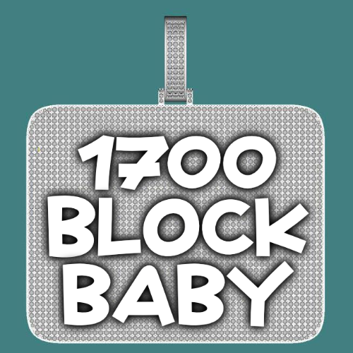 CUSTOM LETTER NECKLACE 3D BIG SQUARE