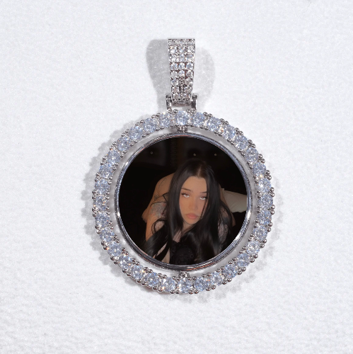 3D Spinning 2-Faced Custom Picture Pendant