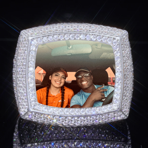 3D CUSTOM PICTURE ICED RING