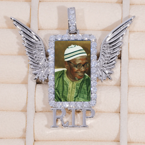 RIP WING 3D CUSTOM PICTURE PENDANT