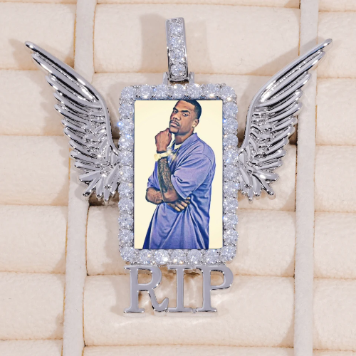 RIP WING 3D CUSTOM PICTURE PENDANT