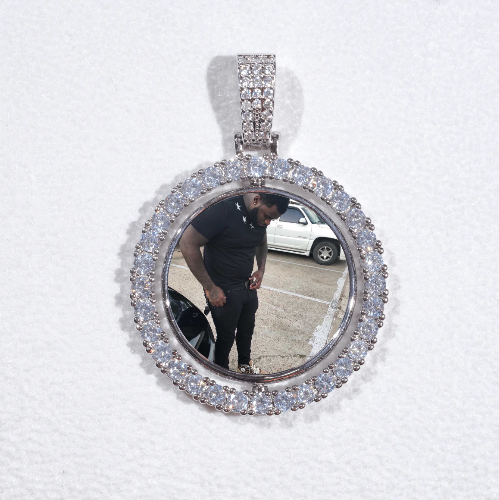 3D Spinning 2-Faced Custom Picture Pendant