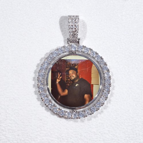 3D Spinning 2-Faced Custom Picture Pendant