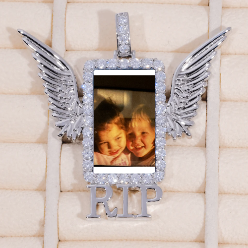 RIP WING 3D CUSTOM PICTURE PENDANT