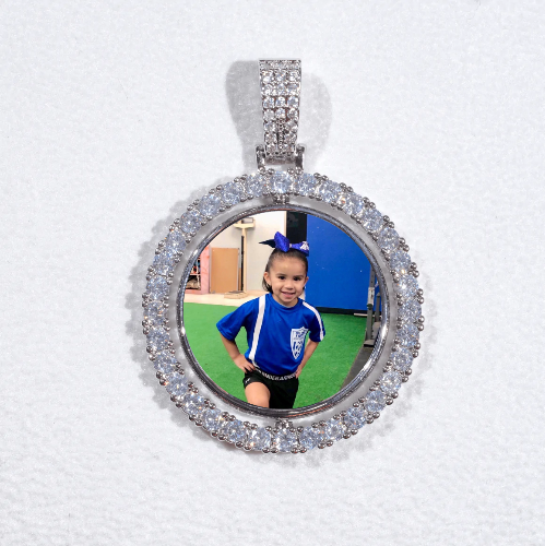 3D Spinning 2-Faced Custom Picture Pendant