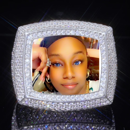 3D CUSTOM PICTURE ICED RING