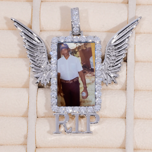 RIP WING 3D CUSTOM PICTURE PENDANT