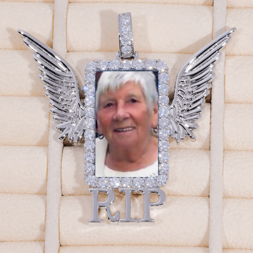 RIP WING 3D CUSTOM PICTURE PENDANT