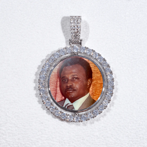 3D Spinning 2-Faced Custom Picture Pendant