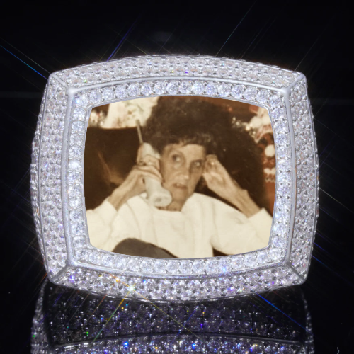 3D CUSTOM PICTURE ICED RING