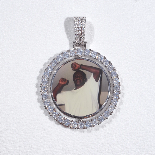 3D Spinning 2-Faced Custom Picture Pendant
