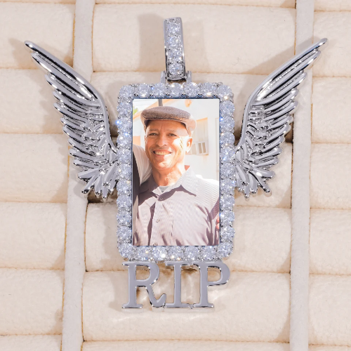 RIP WING 3D CUSTOM PICTURE PENDANT