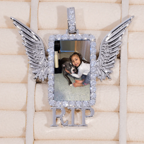 RIP WING 3D CUSTOM PICTURE PENDANT