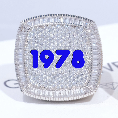 CUSTOM LETTER 3D ICED RING