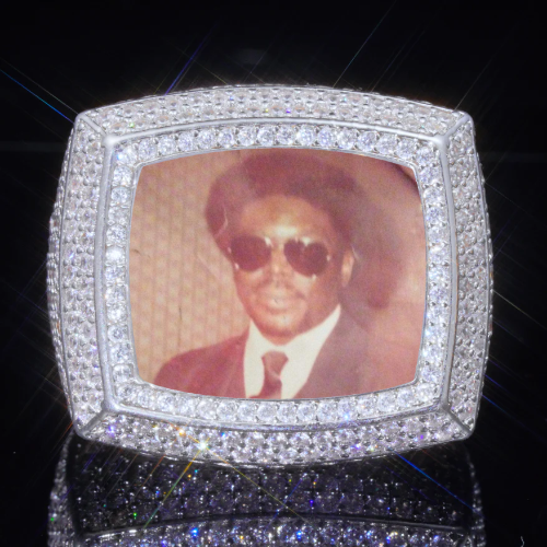 3D CUSTOM PICTURE ICED RING