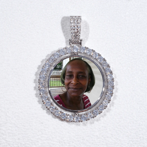 3D Spinning 2-Faced Custom Picture Pendant