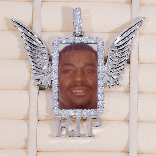 RIP WING 3D CUSTOM PICTURE PENDANT