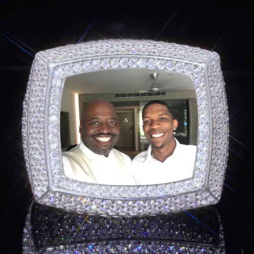 3D CUSTOM PICTURE ICED RING
