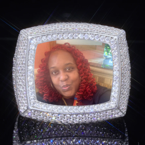 3D CUSTOM PICTURE ICED RING